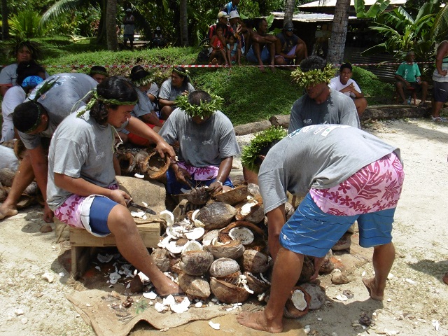 Le groupe de Mahuti.