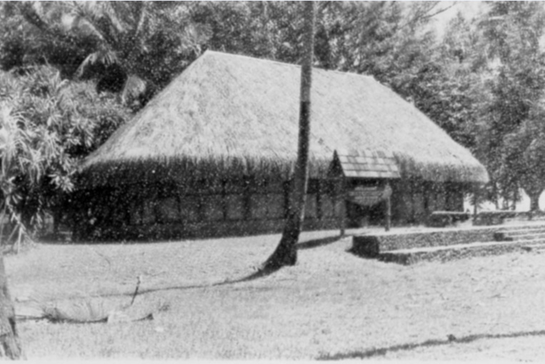 le musée de la découverte situé Pointe Vénus dans les années 1970.