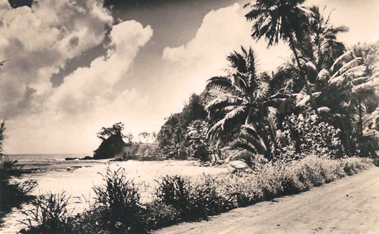 La route de ceinture à la hauteur de Orofara en 1940