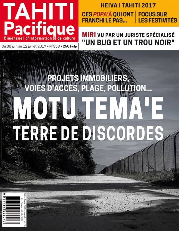 À la Une de Tahiti Pacifique, vendredi 30 juin