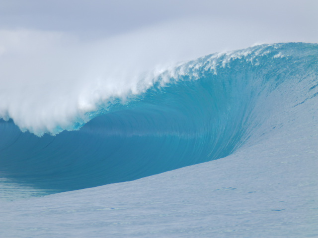 La vague mythique de Hava’e a accueilli, le mois dernier, la compétition internationale de surf Billabong Pro Tahiti. (Photo : Lionel Teihotu)