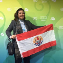 Maïna Sage lors de la COP 23