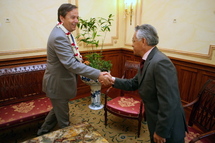 Visite de l'Ambassadeur de Suisse en France