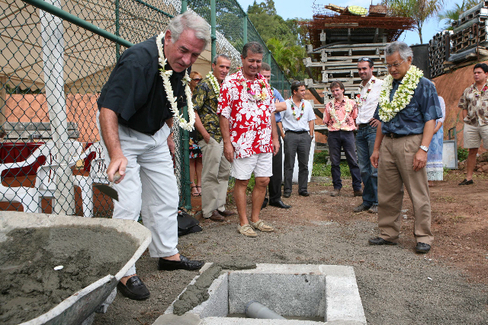 Vaikea, première pierre pour un grand projet immobilier à Pamatai.