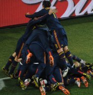 Mondial-2010 - Espagne bat Paraguay 1-0, en demi-finale contre l'Allemagne