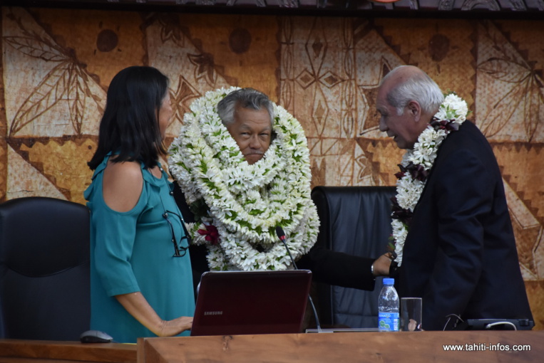 Le maire de Bora Bora sera le 70e président de l'assemblée de la Polynésie française. Il a été élu sans surprise, jeudi matin, lors de la séance inaugurale de la session administrative 2018.