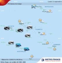 Avis de Météo France: fortes précipitations en cours