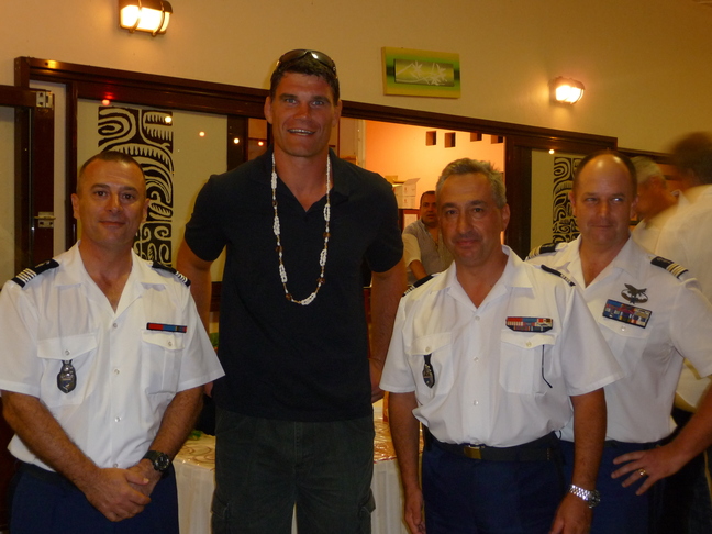 La soirée a été accueilli par la Gendarmerie de Polynésie en présence du Colonel Valentini
