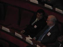 Patrick Galenon fait son entrée au CESE, Delevoye en prend la présidence.