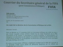Reynald Temarii a reçu un courrier de la Présidence de la Fifa l'écartant de tout soupçon de corruption