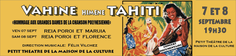 Une version féminine du concert documentaire "Tahiti 2017"