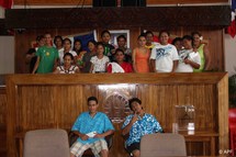 Visite du CETAD de Papara à l’assemblée de la Polynésie française