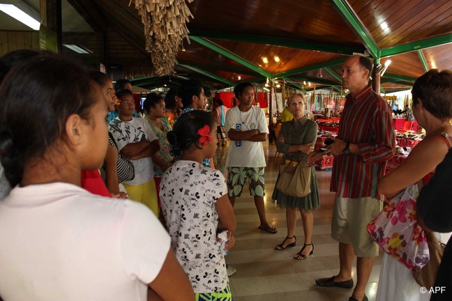 Visite du CETAD de Papara à l’assemblée de la Polynésie française