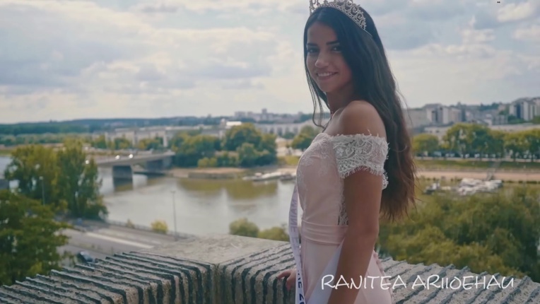 Une Tahitienne à l'élection de Miss 15/17 Pays de la Loire 2018