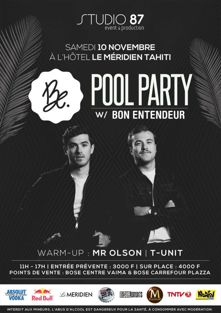 "Pool party" et électro avec le duo Bon entendeur
