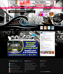 Présentation du site internet  www.actionjeunesse.pf au FIFO