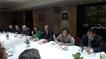 A droite, Gilles YAU Président de la CCISM en Polynésie française en réunion de travail avec les Présidents de CCI et Madame Marie-Luce PENCHARD Ministre de l’Outre mer.