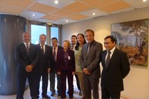 Gilles YAU Président de la CCISM en Polynésie française a rencontré les Présidents des CCI Outre-mer à l’occasion de cette conférence.