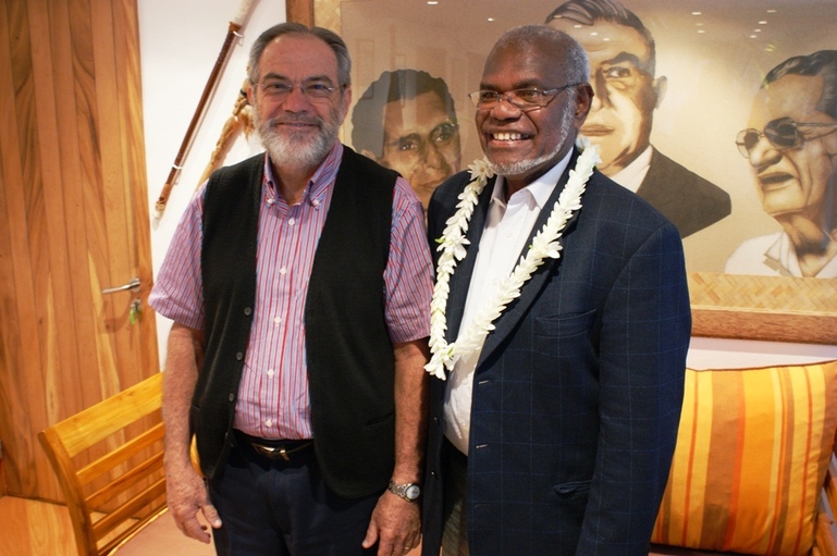 Première visite du député européen Maurice Ponga en Polynésie française