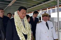 Escale express du Vice-président chinois en Polynésie française