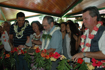 Inauguration de l'exposition des CJA de Tahiti et des îles
