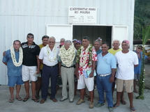 Temauri Foster en tournée à Maupiti pour le développement des activités perlicole et piscicole