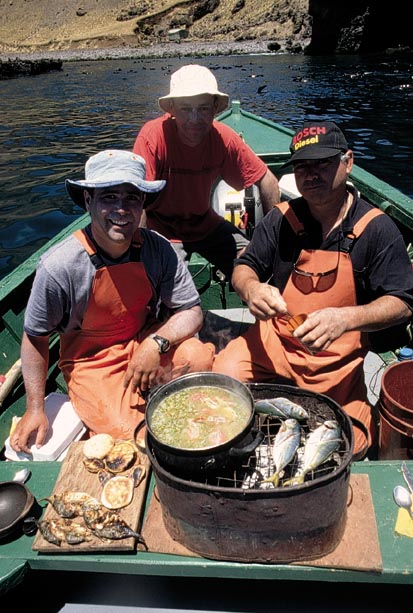 Aujourd’hui, à Juan Fernandez, les pêcheurs du village de San Juan Bautista emmènent les touristes nager avec les otaries.
