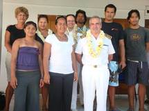 Visite du haut-commissaire à Manhihi