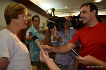 Dominique Voynet annonce la venue probable de la candidate Eva Joly en Polynésie