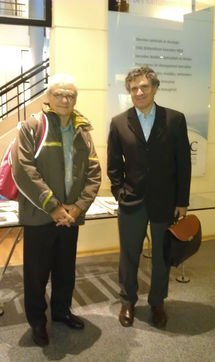 M. Claude OLIK, à gauche, Président de la commission formation de la CCISM au côté de M. Jean-François AMATE, Responsable des programmes DOM à l’ESSEC.