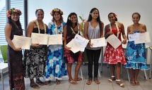 Carina, Maria, Heilani, Loaina Kimi, Yulan et Hirirau ont obtenu leurs diplômes.