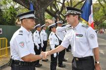 Le Directeur Général de la Police Nationale M. Péchenard en visite en Polynésie