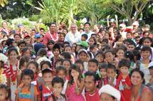 Journée récréative de Noël pour 400 enfants grâce à Police 2000