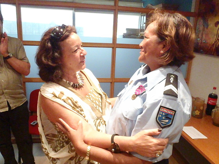 Randa BROTHERS-TEORE: 1ère gendarme polynésienne décorée de la médaille d'honneur de la Protection Judiciaire de la Jeunesse