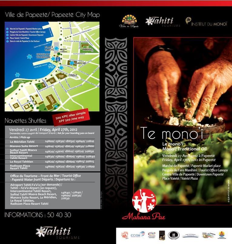 Annulation du Tere Faati sur la Route du Monoï prévu le samedi 28 avril 2012