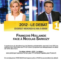 Le débat Sarkozy-Hollande en direct sur Polynésie 1ère