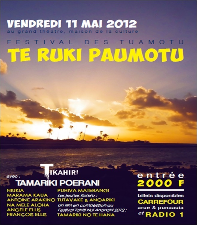 6ème édition du Festival des langues et de la culture des Tuamotu