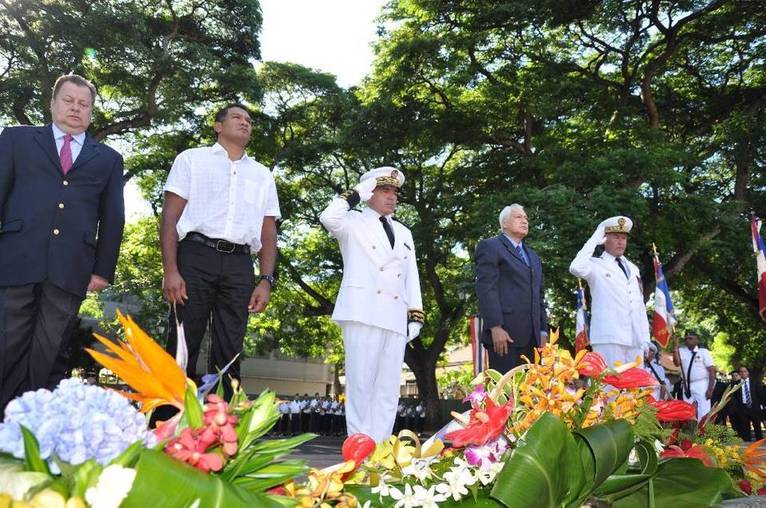 La Cérémonie du 8 Mai à Papeete en images