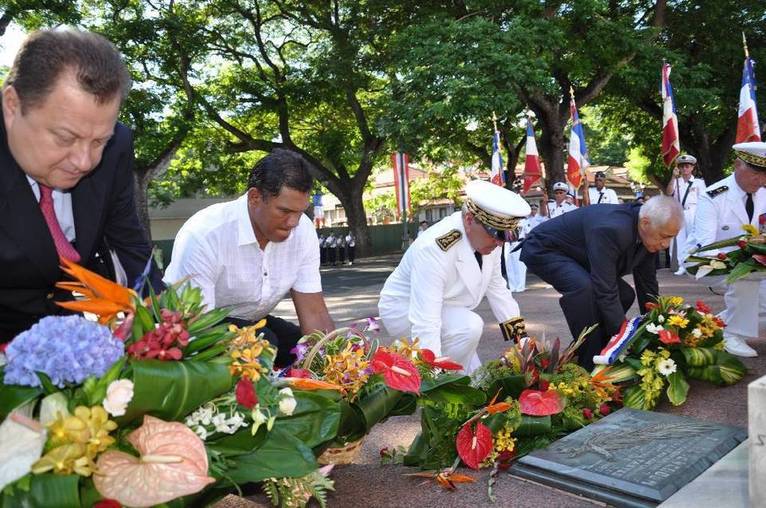 La Cérémonie du 8 Mai à Papeete en images