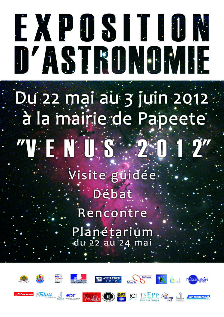 Exposition d'astronomie du 22 mai au 3 juin