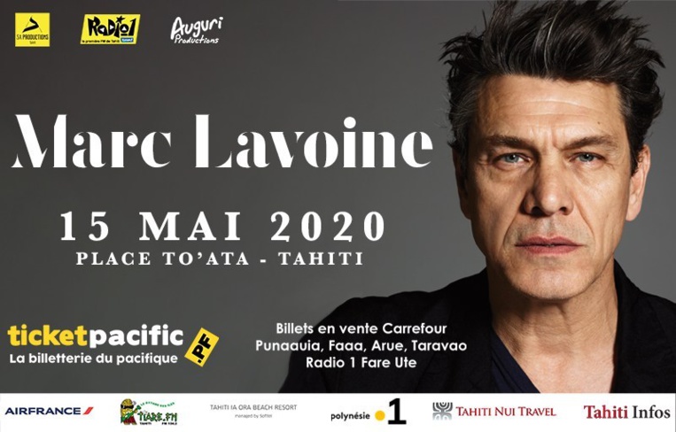 Marc Lavoine à To’atā le 15 mai prochain