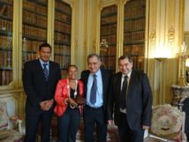 Le Président Oscar Temaru a rencontré Christiane Taubira, Garde des Sceaux.