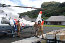 Une EVASAN réalisée par un hélicoptère Dauphin à Rapa