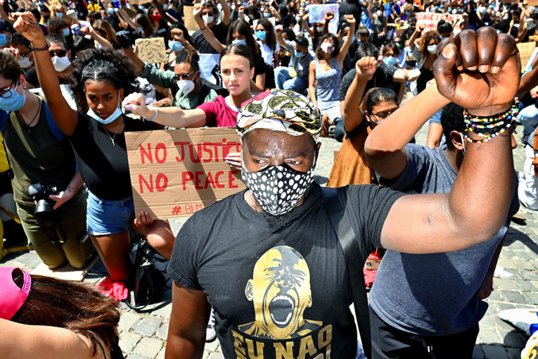 La vague de manifestations contre le racisme gagne l'Europe