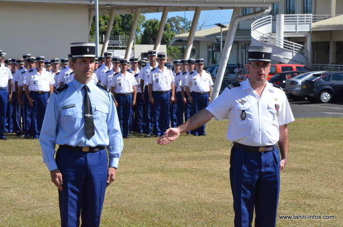 Prises de commandement à la Gendarmerie