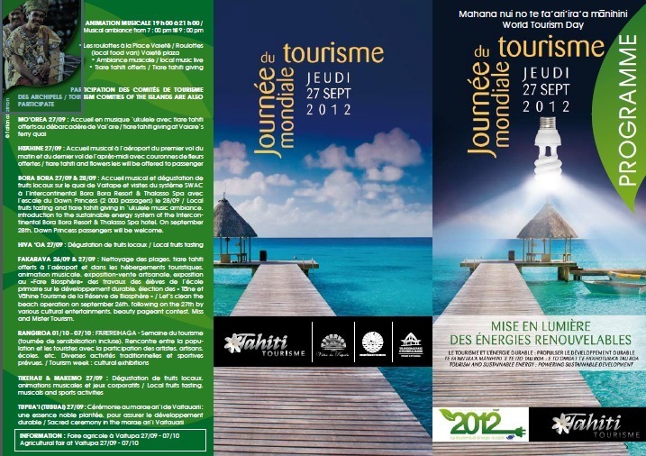 Tourisme : une journée mondiale sous le thème du développement durable