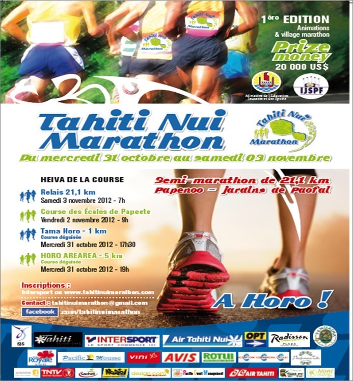 1ère édition "Tahiti Nui Marathon"