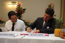 Signature de la convention entre qualitropic et Tahiti Fa'ahotu en 2011