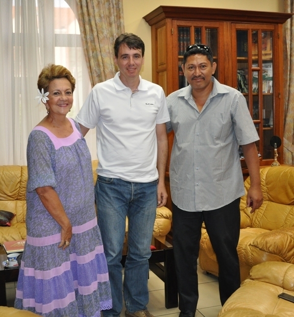 Monsieur Hiria Ottino, nouveau Président du Conseil d'administration du GIE Tourisme, au CESC