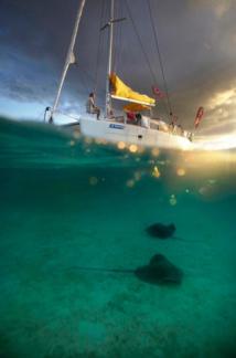 Une photo de la Tahiti Pearl Regatta de Bertrand Duquenne nominée au concours photo du Nautic de Paris 2012